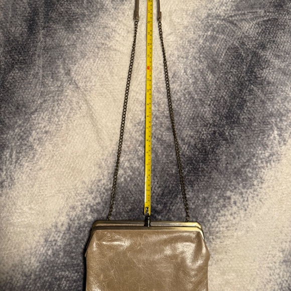 Vintage HOBO International Lauren In Natural Clutch Wallet 100% Genuine Leather - Picture 9 of 16